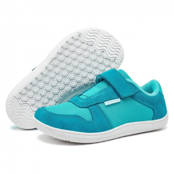 Orthopädische Barfußschuhe für Kinder mit breiten Füßen & hohem Spann - Aquablau Orthopädische Barfußschuhe für Kinder mit breiten Füßen & hohem Spann - Aquablau