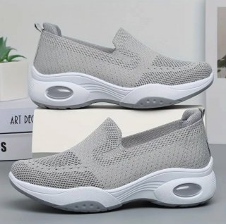 Orthopädische Slip-On Sneakers - Grau Orthopädische Slip-On Sneakers - Grau