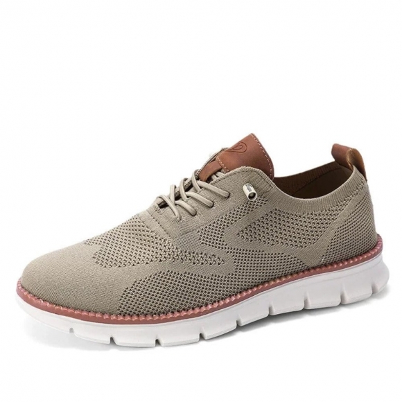Orthopädische Bequeme Herren Sneaker – Stil und Komfort für jeden Tag - Khaki Orthopädische Bequeme Herren Sneaker – Stil und Komfort für jeden Tag - Khaki