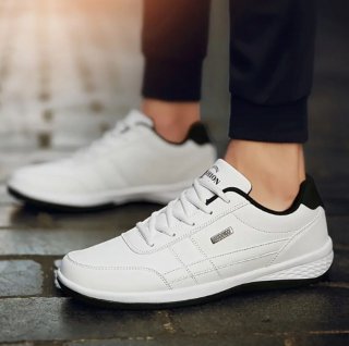 Orthopädische Schmerzlindernde Schuhe für Herren – OrthoMove - Weiß Orthopädische Schmerzlindernde Schuhe für Herren – OrthoMove - Weiß