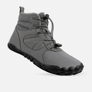 Orthopädische Winter Barfußstiefel - Unisex - Grau Orthopädische Winter Barfußstiefel - Unisex - Grau