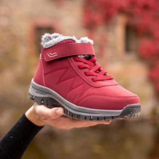 Orthopädische OrthoStiefel - Ergonomische Winterstiefel für Wärme und Schmerzfreiheit - Rot Orthopädische OrthoStiefel - Ergonomische Winterstiefel für Wärme und Schmerzfreiheit - Rot