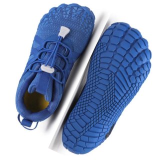 Orthopädische Flexible Barfußschuhe für Kinderfüße - FlexiFit Active - Blau