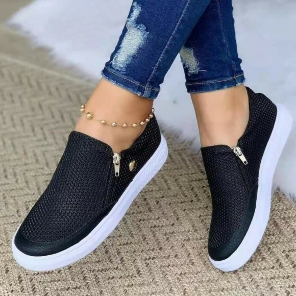 Orthopädische Lena - Bequeme Sommer-Schuhe für Damen - schwarz Orthopädische Lena - Bequeme Sommer-Schuhe für Damen - schwarz