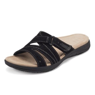Orthopädische Ortho Serenity - Bequeme Sandalen - Schwarz Orthopädische Ortho Serenity - Bequeme Sandalen - Schwarz