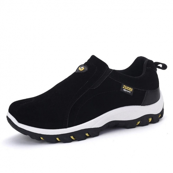 Orthopädische Fersensporn Schuhe – Ergoflex Schmerzlindernder Komfortschuh - Schwarz Orthopädische Fersensporn Schuhe – Ergoflex Schmerzlindernder Komfortschuh - Schwarz