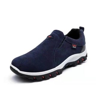 Orthopädische Fersensporn Schuhe – Ergoflex Schmerzlindernder Komfortschuh - Dunkelblau