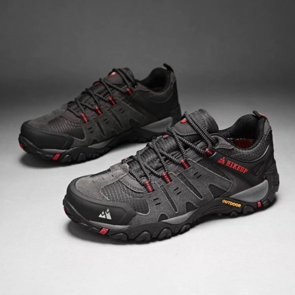 Orthopädische Herren Wanderschuhe – HikeUp Outdoor-Schuhe für Abenteuer - Grau Orthopädische Herren Wanderschuhe – HikeUp Outdoor-Schuhe für Abenteuer - Grau