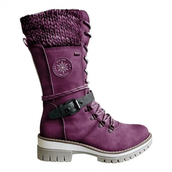 Orthopädische Damen Winterstiefel – Orthopädisch, Warm, Wasserdicht & Rutschfest - Violett Orthopädische Damen Winterstiefel – Orthopädisch, Warm, Wasserdicht & Rutschfest - Violett