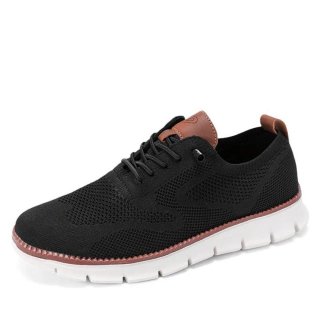 Orthopädische Bequeme Herren Sneaker – Stil und Komfort für jeden Tag - Schwarz