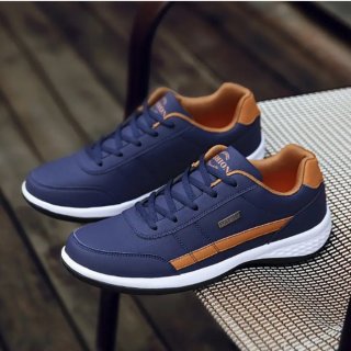 Orthopädische Schmerzlindernde Schuhe für Herren – OrthoMove - Blau Orthopädische Schmerzlindernde Schuhe für Herren – OrthoMove - Blau
