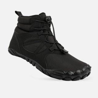 Orthopädische Winter Barfußstiefel - Unisex - Schwarz Orthopädische Winter Barfußstiefel - Unisex - Schwarz