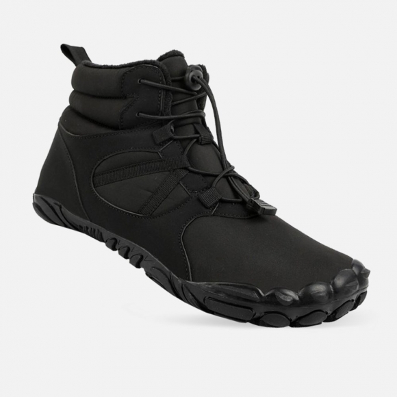 Orthopädische Winter Barfußstiefel - Unisex - Schwarz Orthopädische Winter Barfußstiefel - Unisex - Schwarz