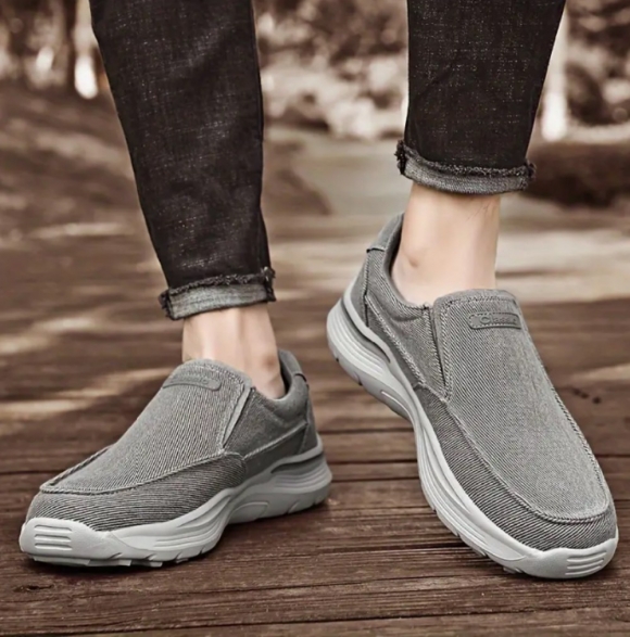 Orthopädische Stylische und Schmerzfreie Sneaker - Unisex - Grau Orthopädische Stylische und Schmerzfreie Sneaker - Unisex - Grau