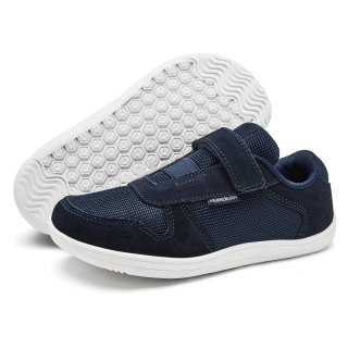 Orthopädische Barfußschuhe für Kinder mit breiten Füßen & hohem Spann - Blau