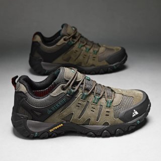 Orthopädische Herren Wanderschuhe – HikeUp Outdoor-Schuhe für Abenteuer - Khaki Orthopädische Herren Wanderschuhe – HikeUp Outdoor-Schuhe für Abenteuer - Khaki