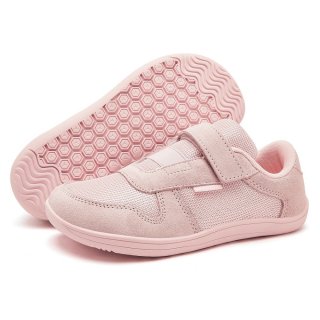 Orthopädische Barfußschuhe für Kinder mit breiten Füßen & hohem Spann - Rosa
