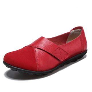 Orthopädische ElegantEase Slipper – Orthopädische Komfort - Rot