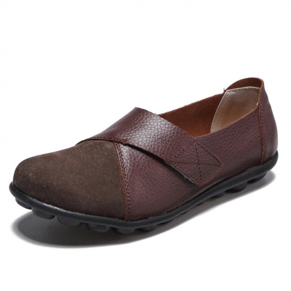 Orthopädische ElegantEase Slipper – Orthopädische Komfort - Braun Orthopädische ElegantEase Slipper – Orthopädische Komfort - Braun