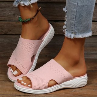 Orthopädische Mila – Komfort-Sandalen mit Ergonomischer Dämpfung - Rosa