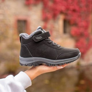 Orthopädische OrthoStiefel - Ergonomische Winterstiefel für Wärme und Schmerzfreiheit - Schwarz Orthopädische OrthoStiefel - Ergonomische Winterstiefel für Wärme und Schmerzfreiheit - Schwarz