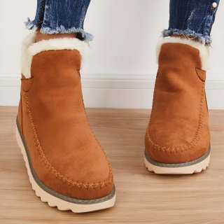 Orthopädische Damenschuhe für den Winter – Bequeme Schneestiefel mit Komfort - Braun Orthopädische Damenschuhe für den Winter – Bequeme Schneestiefel mit Komfort - Braun