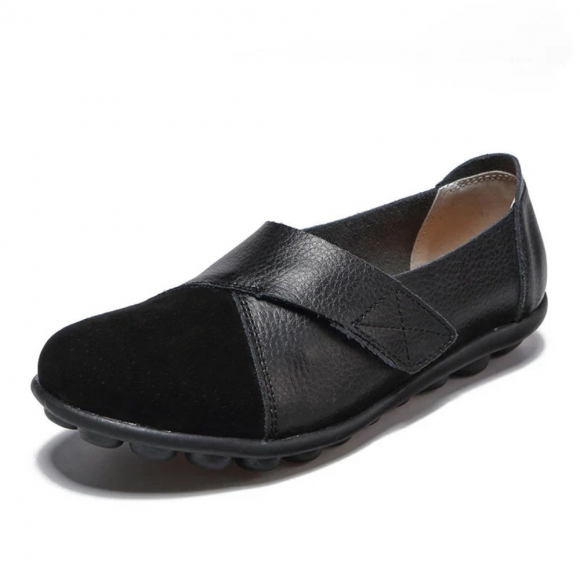 Orthopädische ElegantEase Slipper – Orthopädische Komfort - Schwarz Orthopädische ElegantEase Slipper – Orthopädische Komfort - Schwarz