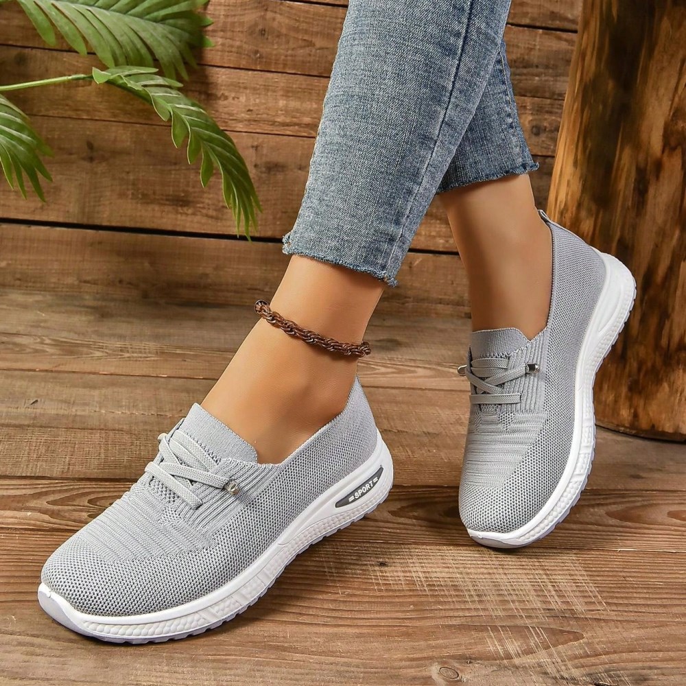 Orthopädische Fersensporn Damen Schuhe – Eleganter Komfort für empfindliche Füße - Grau