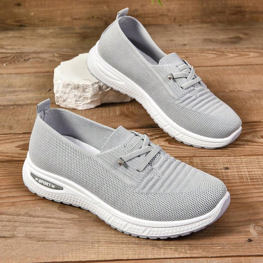 Orthopädische Fersensporn Damen Schuhe – Eleganter Komfort für empfindliche Füße - Grau