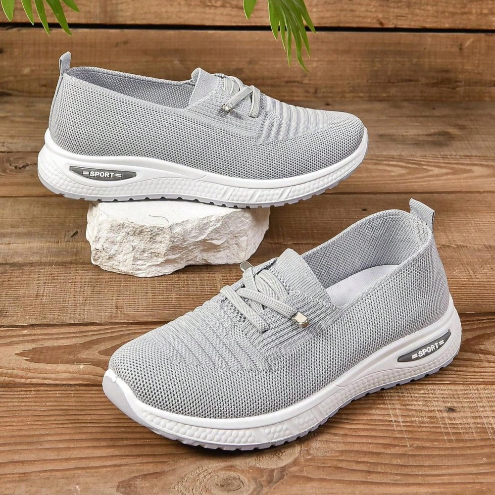 Orthopädische Fersensporn Damen Schuhe – Eleganter Komfort für empfindliche Füße - Grau