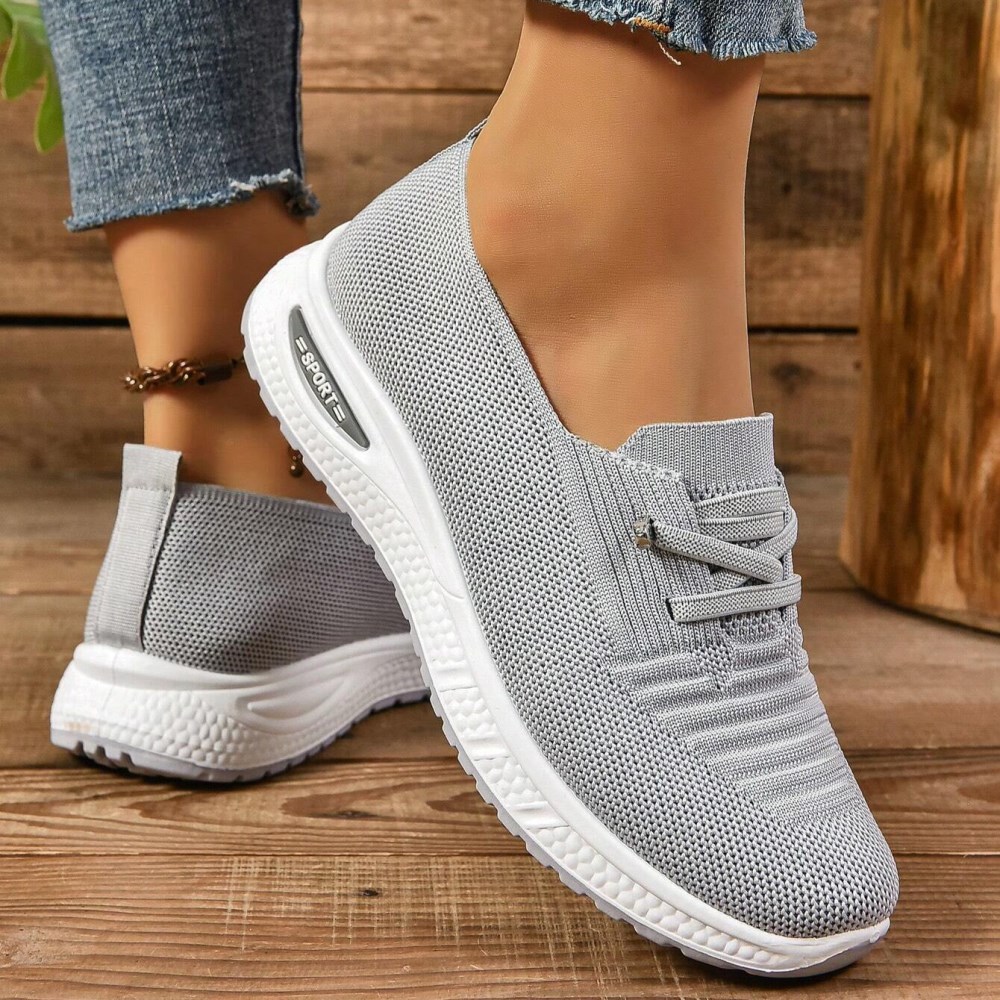 Orthopädische Fersensporn Damen Schuhe – Eleganter Komfort für empfindliche Füße - Grau