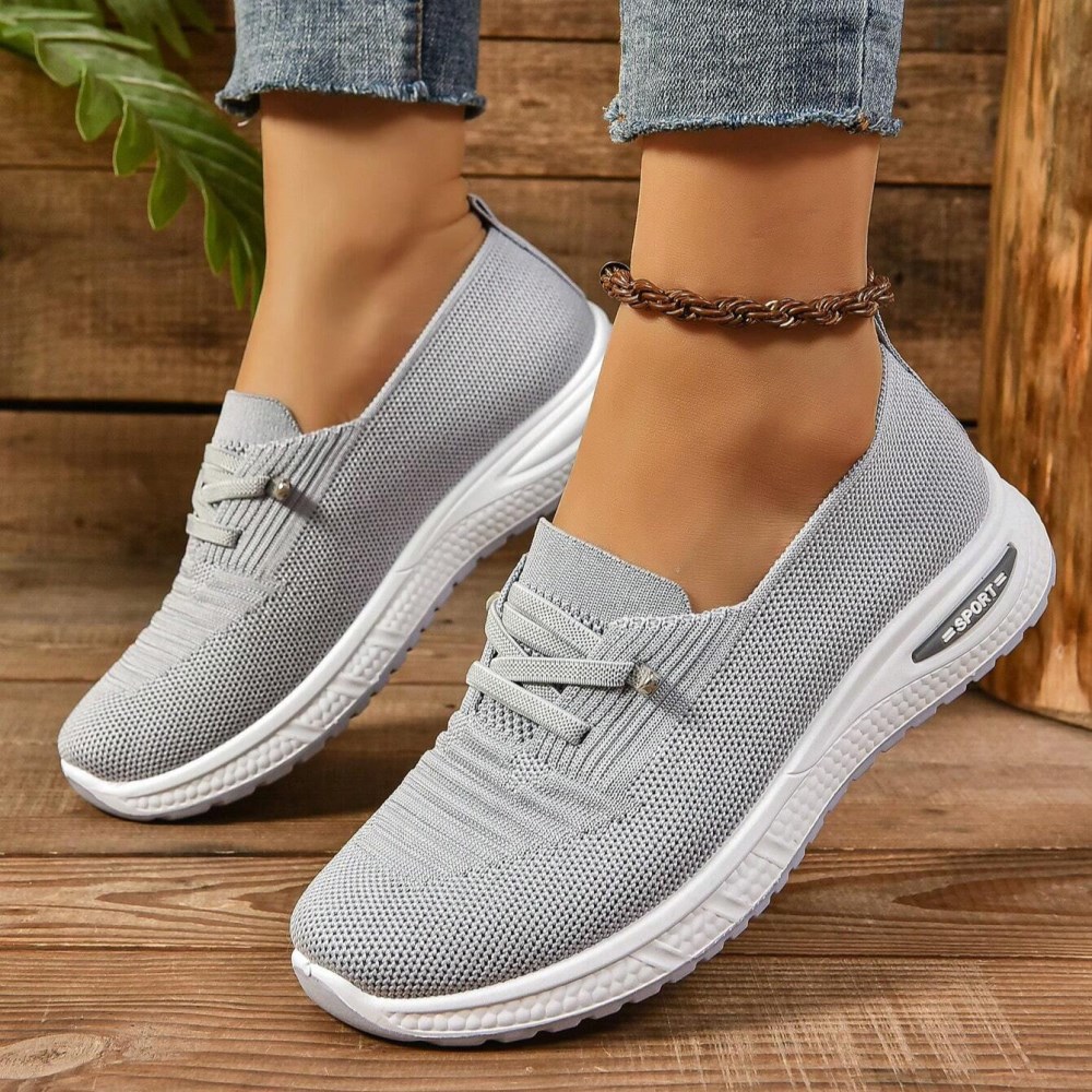 Orthopädische Fersensporn Damen Schuhe – Eleganter Komfort für empfindliche Füße - Grau