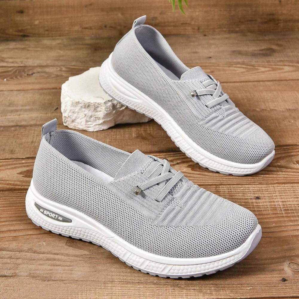 Orthopädische Fersensporn Damen Schuhe – Eleganter Komfort für empfindliche Füße - Grau