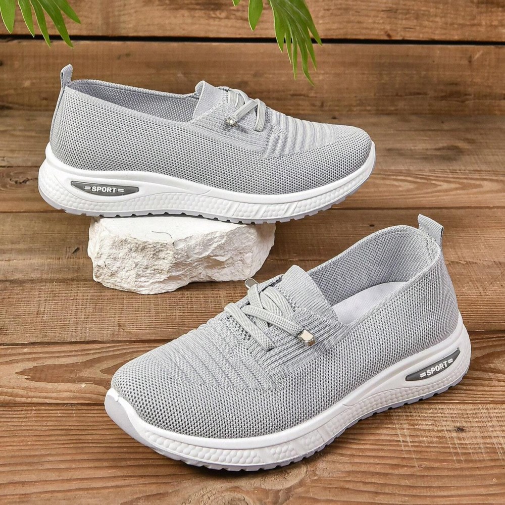 Orthopädische Fersensporn Damen Schuhe – Eleganter Komfort für empfindliche Füße - Grau