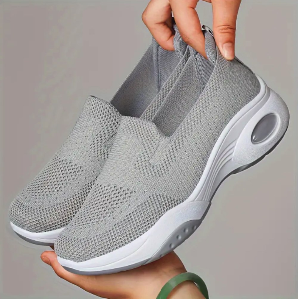 Orthopädische Slip-On Sneakers - Grau