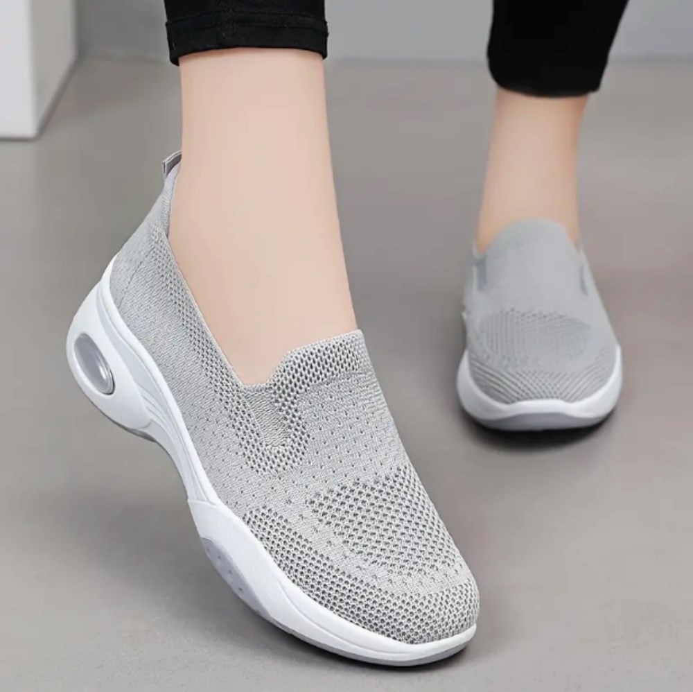 Orthopädische Slip-On Sneakers - Grau