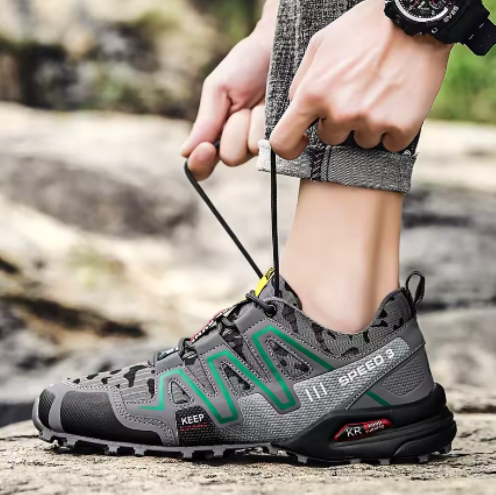 Orthopädische Wanderschuh - ErgoFlex - Unisex - Dunkgelgrau