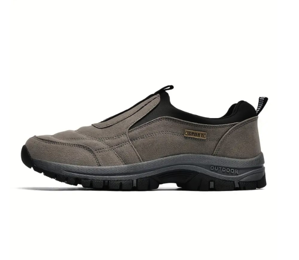 Orthopädische Unterstützender Komfortschuh – VitalStep Unisex - Khakigrau