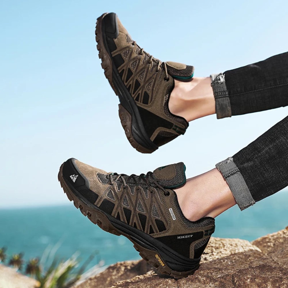 Orthopädische Hike Up Pro – Ergonomische Wanderschuhe für schmerzfreies Gehen (Unisex) - Khaki