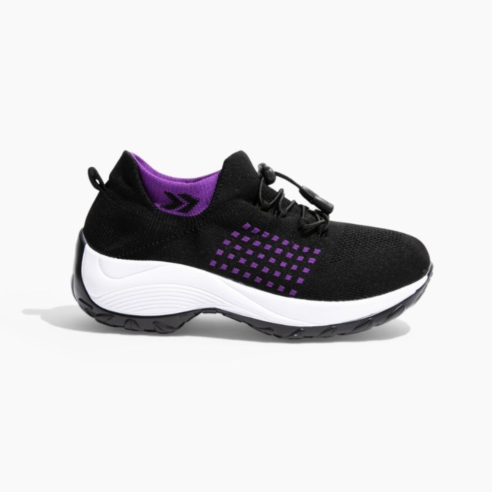 Orthopädische Hallux Valgus Schuhe – OrthoFlex - Schwarz