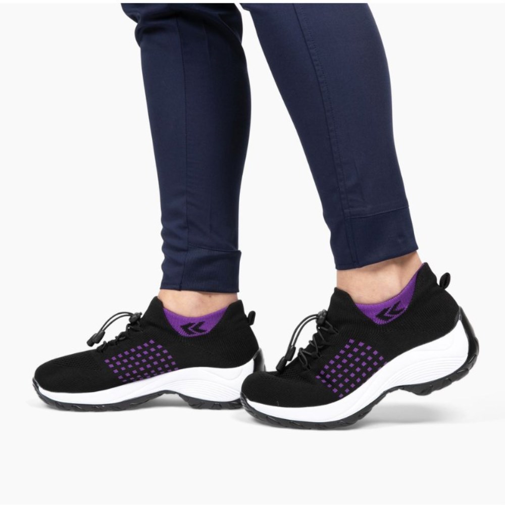 Orthopädische Hallux Valgus Schuhe – OrthoFlex - Schwarz