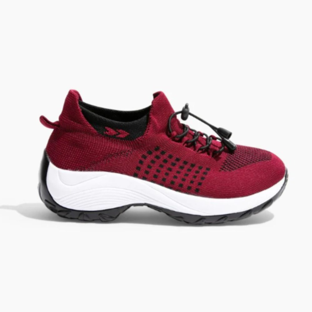 Orthopädische Hallux Valgus Schuhe – OrthoFlex - Rot