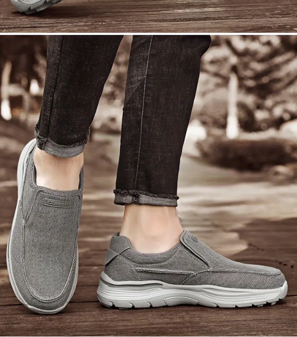 Orthopädische Stylische und Schmerzfreie Sneaker - Unisex - Grau