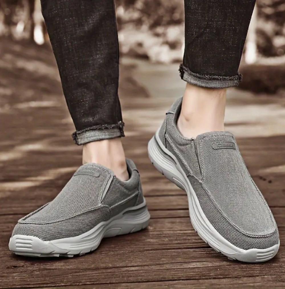 Orthopädische Stylische und Schmerzfreie Sneaker - Unisex - Grau