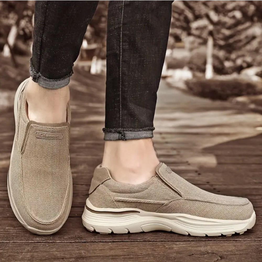 Orthopädische Stylische und Schmerzfreie Sneaker - Unisex - Khaki