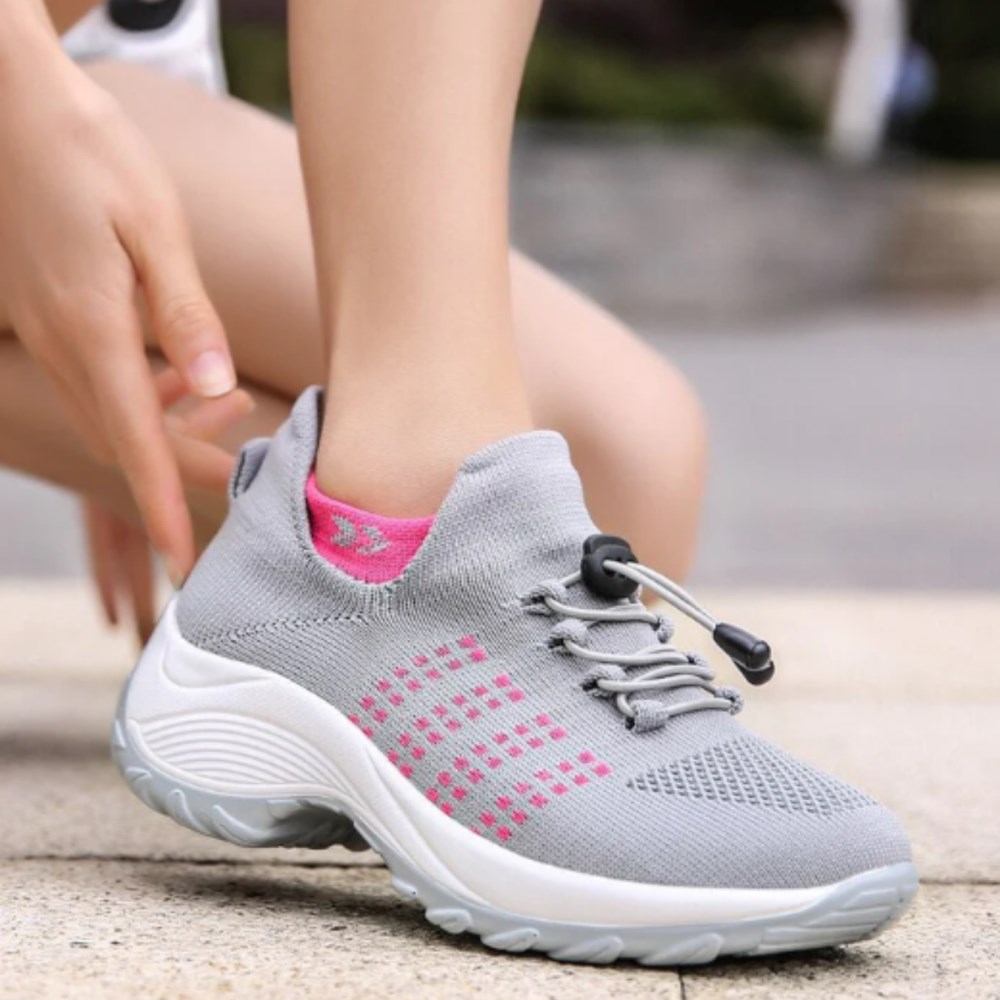 Orthopädische Hallux Valgus Schuhe – OrthoFlex - Grau