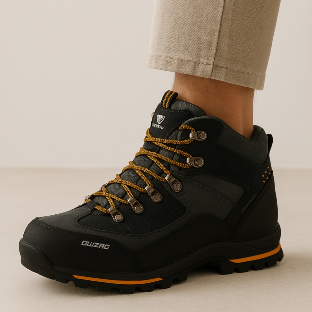 Orthopädische Wanderschuhe für Herren - Flexmove - Orange