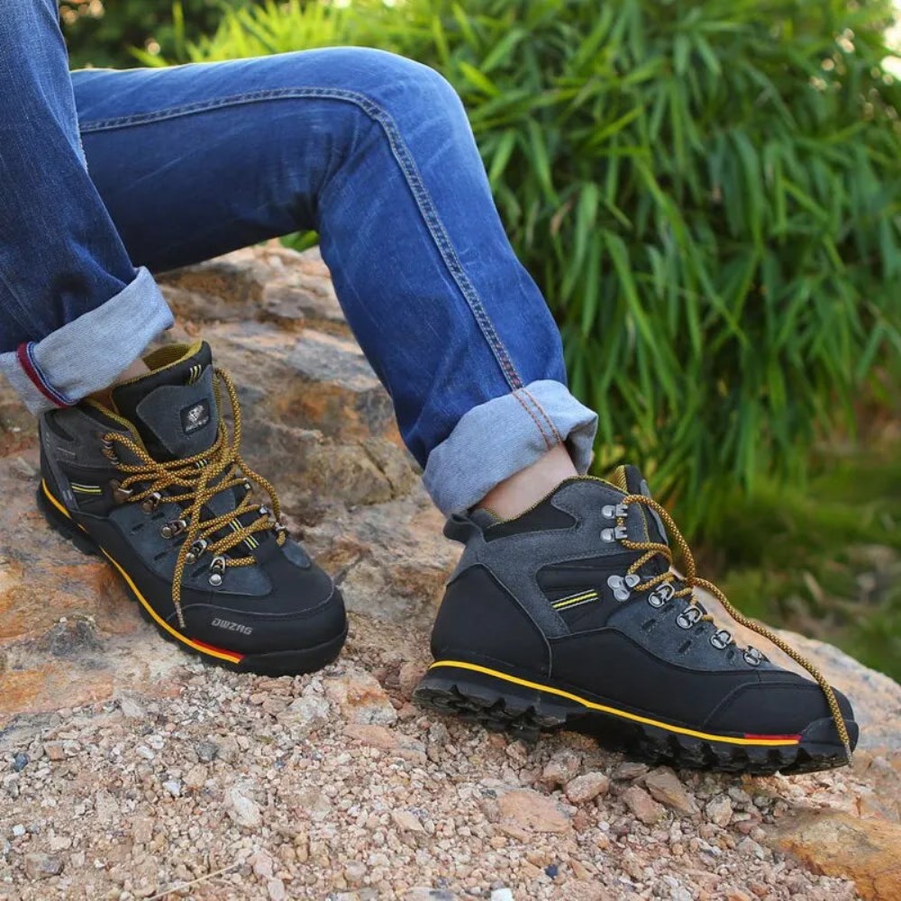 Orthopädische Wanderschuhe für Herren - Flexmove - Orange