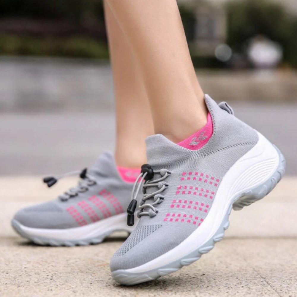 Orthopädische Hallux Valgus Schuhe – OrthoFlex - Grau