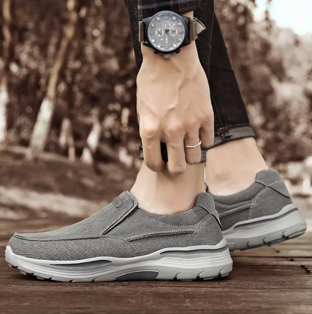 Orthopädische Stylische und Schmerzfreie Sneaker - Unisex - Grau